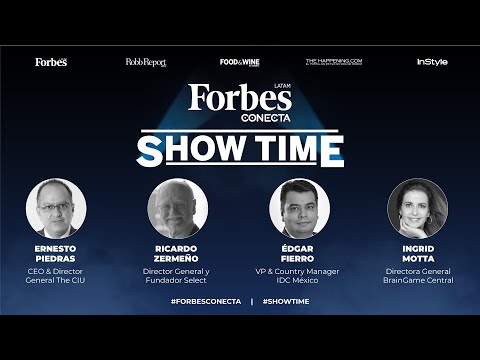 Showtime Forbes Conecta (diseño de seminario online)