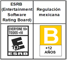 clasificación b videojuegos México 