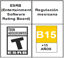 clasificación b15 videojuegos